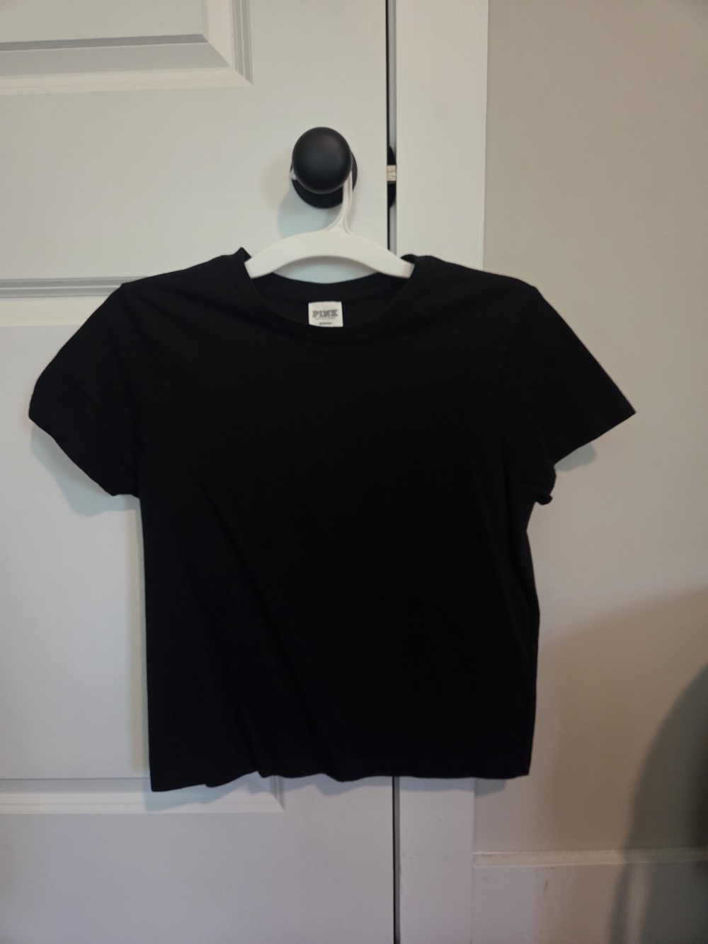 PINK Victoria's Secret Black Short Sleeve Tee